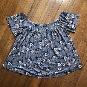Off the Shoulder Floral Top